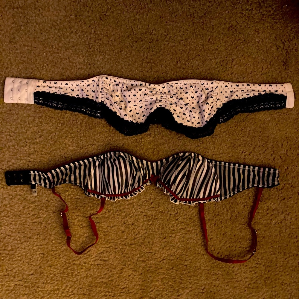 One vs bralette strapless and one express bra